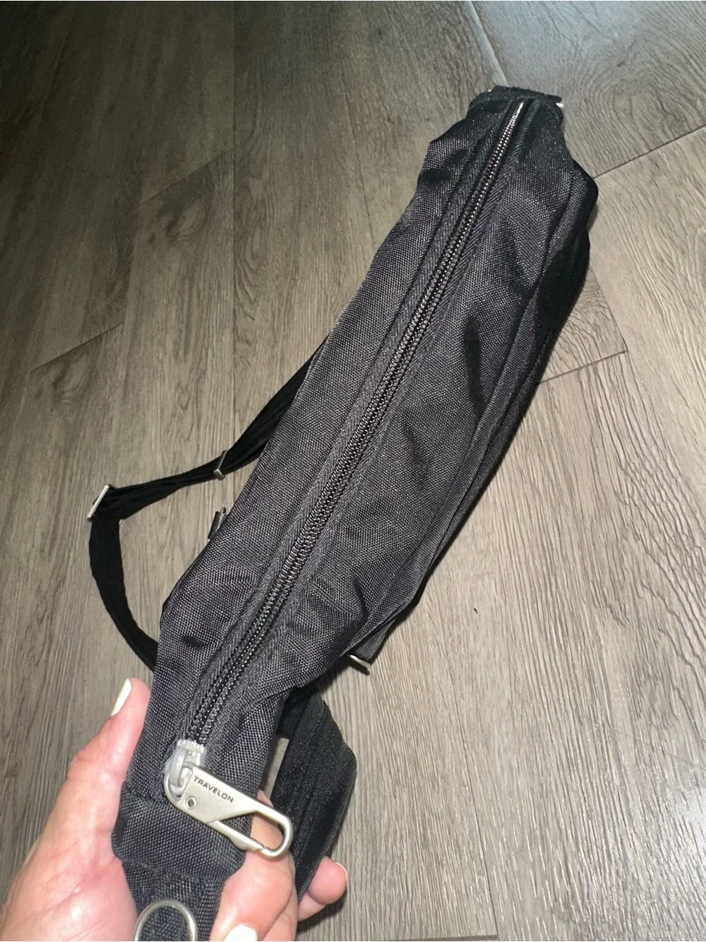 Travelon Midnight Black Anti-Theft Classic Messenger Crossbody Bag Purse